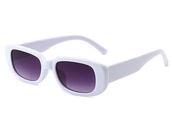 

sunglasses small frame frame wind box trend irregular fashion in europe and america, White;black