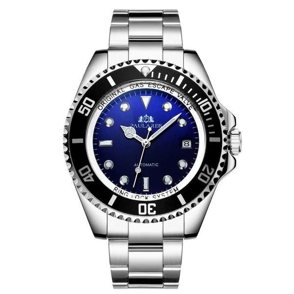 

watches luxury designer paulareis watch master automatic movement mechanical oroiogio montre de luxe wristwatches l7, Silver