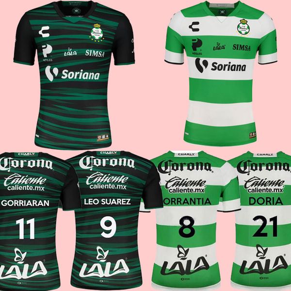 

2022 2023 santos laguna soccer jersey 22 23 da cruz orrantia d.valdes gorriaran jerseys furch gael garnica football shirts, Black;yellow