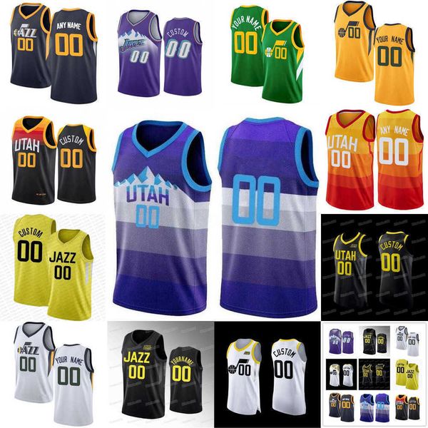 

mens womens utah''jazz''custom 41 kelly olynyk 5 malik beasley 8 jarred vanderbilt 0 talen horton-tucker 6 nickeil alexa, Black;red
