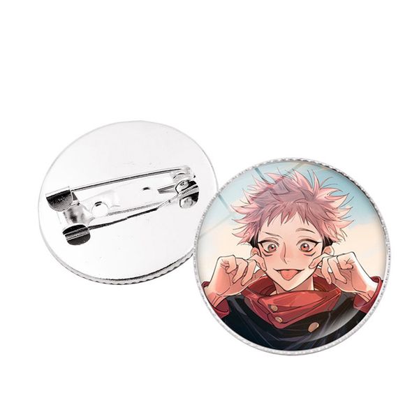 

jujutsu kaisen brooch badge animation anime student bag accessories five tiger sticks youren badge, Blue