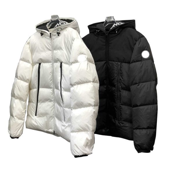 

mens winter jacket fourrures down parka homme chaquetas outerwear big fur hooded fourrure manteau men's and women's down jackets c, Black