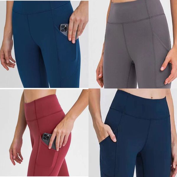 

side pockets yoga outfits leggings women naked high waist tight fiess pants elastic energy beathable wear workout leggings sports gym summer, White;red