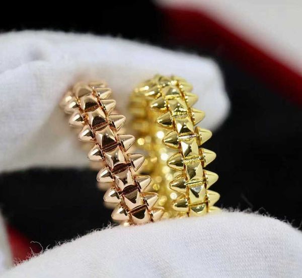 

band rings donia jewelry luxury ring exaggerated european and american fashion bullet head titanium creative designer gift with box, Silver
