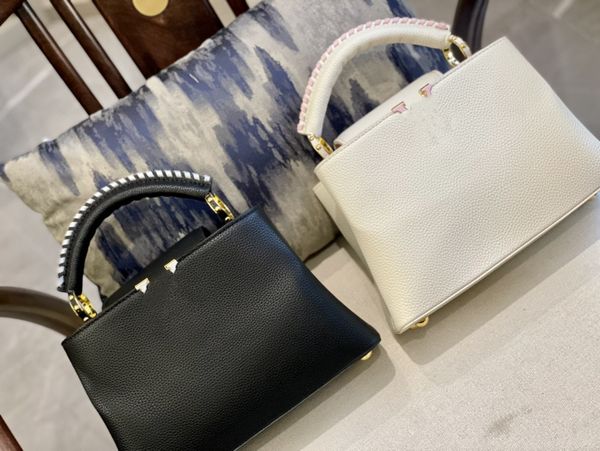 

7a genuine leather women handbag designer shoulder bags luxurys designers black handbags crossbody wallet clutch womens backpack