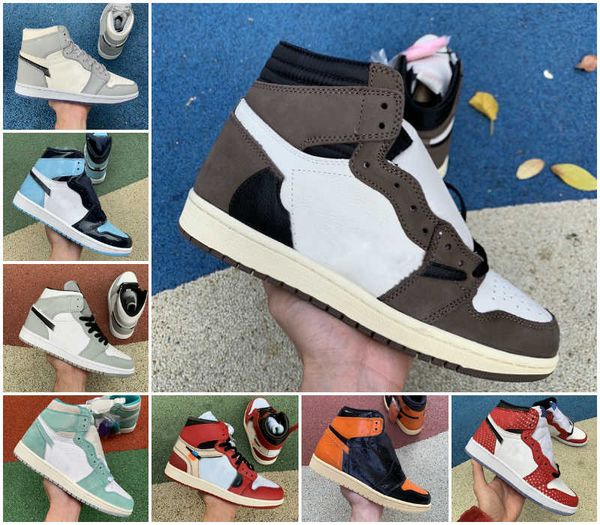 

2021 with box jumpman 1 1s mens basketball shoes obsidian unc university blue hyper royal twist silver toe dark mocha chicago sneakers