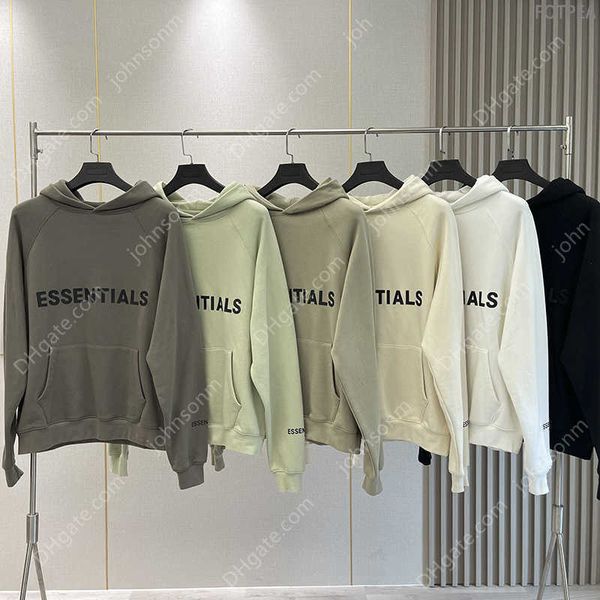 

hoodie men women's oversized fashion sweatshirt hip hop streetwear 100% cotton essential pullover, Black