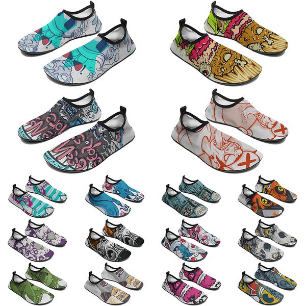 

custom shoes water shoe customized sneakers men women blue red green black grey classic custom comfortable low platform sneaker color85