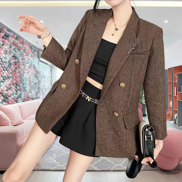 

fashion women suit designer clothes blazer new released e168, White;black