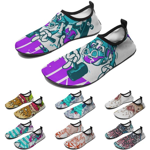 

custom shoes water shoe customized sneakers men women blue red green black grey classic custom comfortable low platform sneaker color103