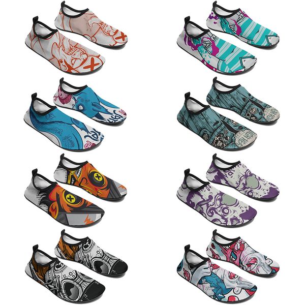 

custom shoes water shoe customized sneakers men women blue red green black grey classic custom comfortable low platform sneaker color78