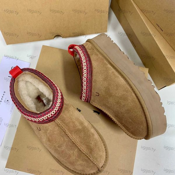 

2022 australia u5854 classical short miniwomen snow boots keep warm boot man womens plush casual warm boots sheepskin suede shoes boots, Black