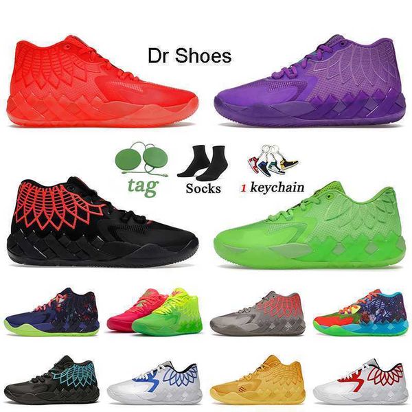 

lamelo ball shoes mb.01 lo rick and morty basketball shoe not from here red blast iridescent dreams galaxy 1of1 unc queen city white mens
