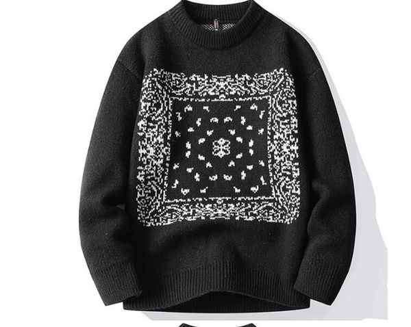 

2023 men s sweaters japanese style hip hop loose pullover sweater oversized knitted women and christmas sweaters jersey jumper 039, White;black