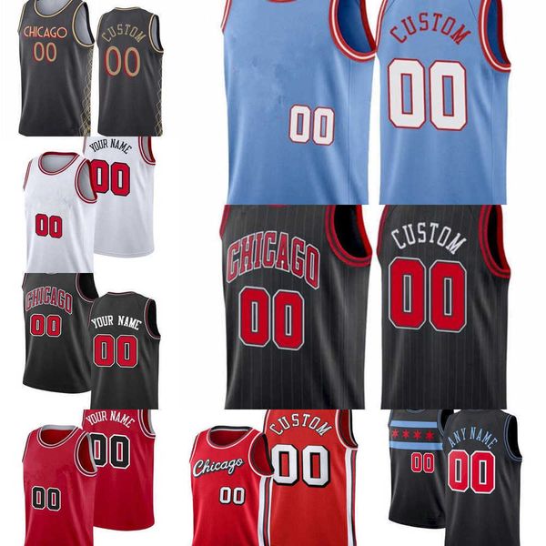 

chicago''bulls''custom mens womens youth demar 11 derozan 9 nikola vucevic zach 8 lavine 2 lonzo ball 0 coby white baske, Black;red