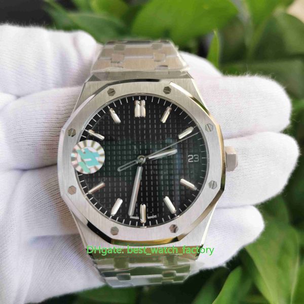 

zf maker mens watch super version 41mm x 10.4mm 15500 15500st.oo.1220st.01 black dial sapphire glass cal.4302 movement mechanical automatic, Slivery;brown