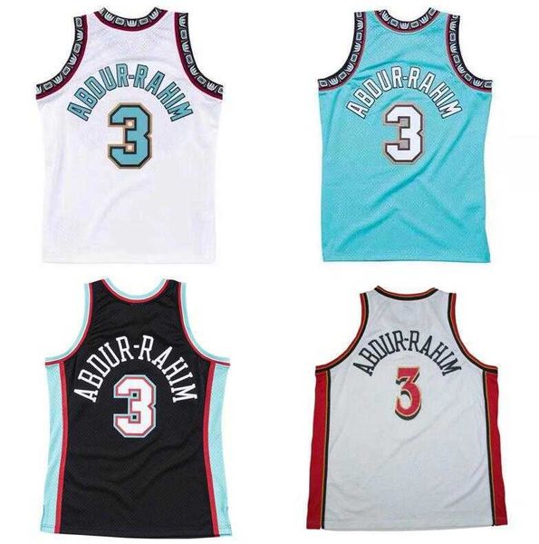 

stitched classic retro jersey shareef abdur-rahim mitchell and & ness 1996-97 98-99 00-01 basketball jerseys men women youth s-6xl, Black;red