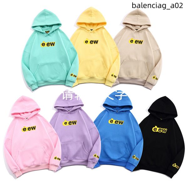 

clothing men's sweatshirts designer men hoody smiling face hoodies pullover sweatshirts loose long sleeve hooded jumper mens women, Black