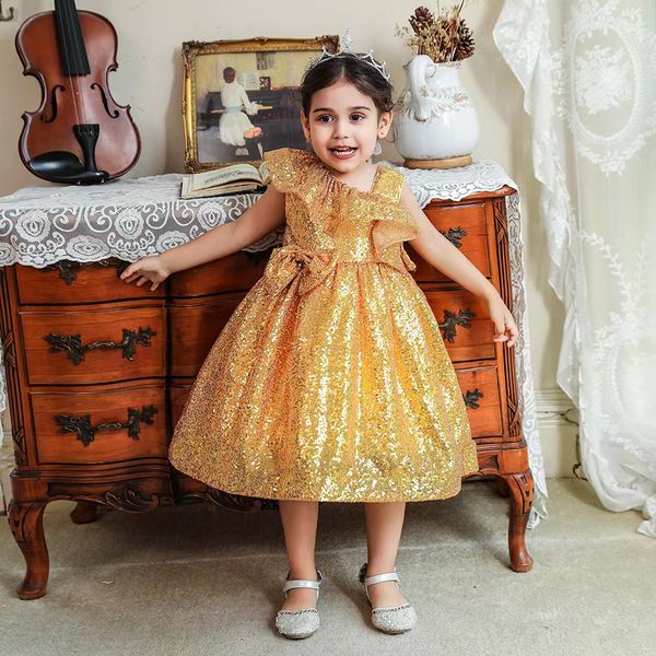 

flower girls' dresses sequin burgundy baby velvet full sequined flowers pageant dress knee length dresses bow puffy first communion chr, White;blue