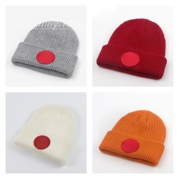 

new beanie cap designer knitted hats men women's winter skull caps bucket hat 6 colors r6, Black;white