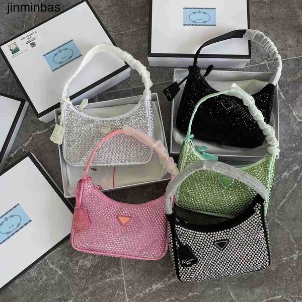 

luxury tote bag p's blingbling diamond armpit 2000 hobo rhintone nylon fan bingbing