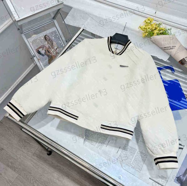 

womens designer jacket custom dark pattern letter jacquard fabric jackets classic check lined contrast knit collar coat women clothing 0912, Black;brown