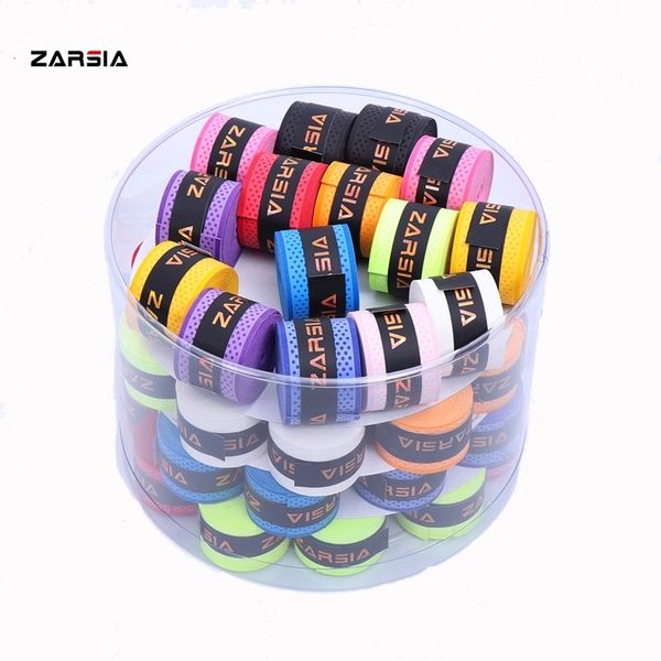 

sweatband 60 pcs zarsia dry feel tennis overgrips pressure point badminton racket over skidproof fishing rod sweatband 221124, Yellow;black