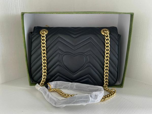 

women shoulder bags classic leather crossbody bag gold chain marmont bags handbags