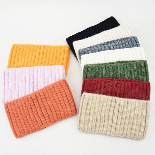 

fashion women's hair accessories warm knitted headband solid color turban winter headwear hair band, Silver
