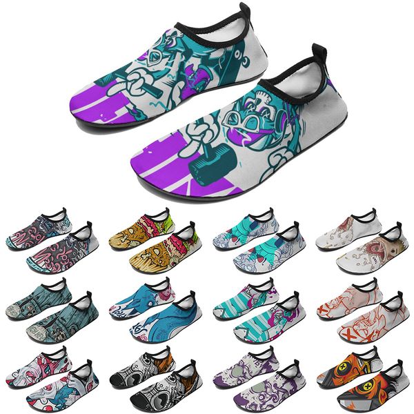 

custom shoes water shoe customized sneakers men women blue red green black grey classic custom comfortable low platform sneaker color133