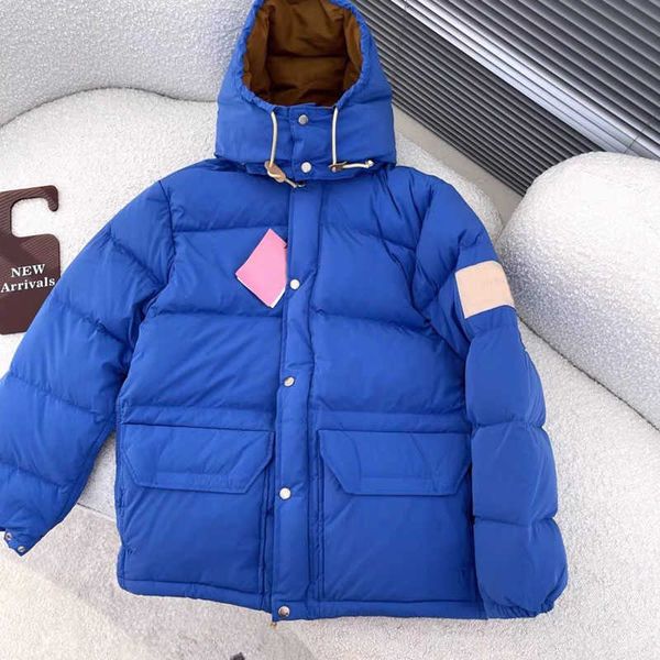 

mens parkas down coat 22aw fashion jacket classic gxt parka pockets outwear hooded windbreaker coats, Black