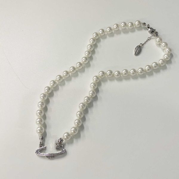 

pendant necklaces western west queen with the same wood star vivi pearl necklace european and american fashion ins1 1 brass plated clavicle, Silver