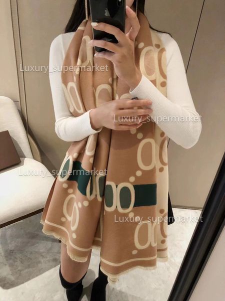 

scarf designers Scarf Echarpe Hijab Stylish Women Cashmere Scarf Full Letter Printed Scarves Soft Touch Warm Wraps with Tags Autumn Winter Long Shawls