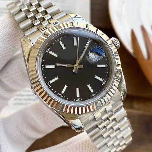 

watches luxury designer two-tone jubilee bracelet sapphire date v7 automatic movement oystersteel watch mechanical master montre de luxe, Silver