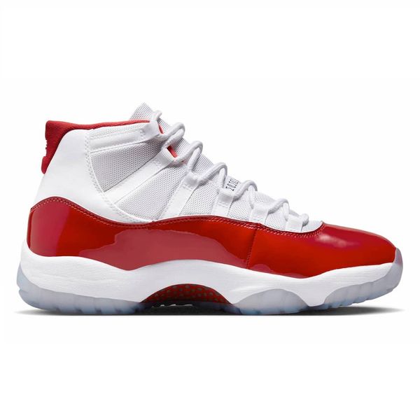 

cherry 11 11s basketball shoes white varsity red-black ct8012-116 women men sports sneakers authentic mens trainers with original box 2022