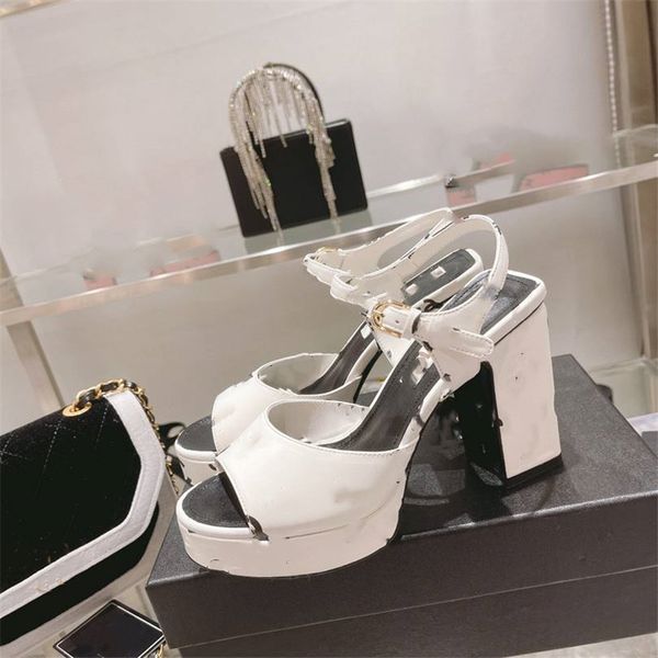 

sandals high heels fashion channel women summer square toe beach party cross lace up casual slippers 03-037, Black