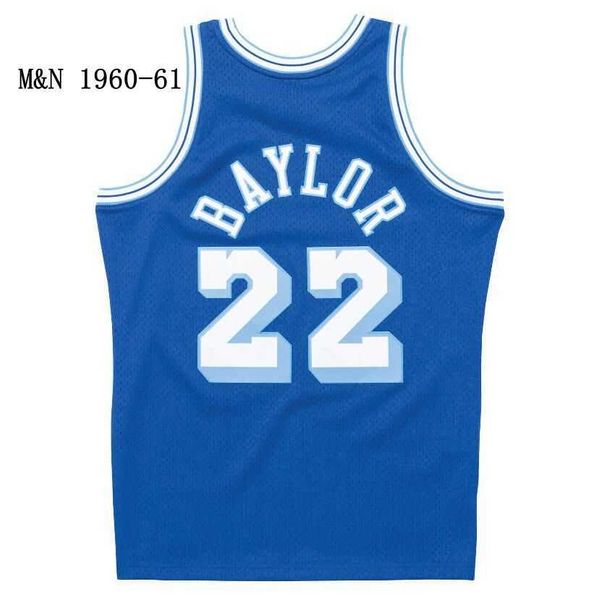 

stitched classic retro jersey elgin baylor mitchell and ness 1960-61 basketball jerseys men women youth s-6xl, Black;red