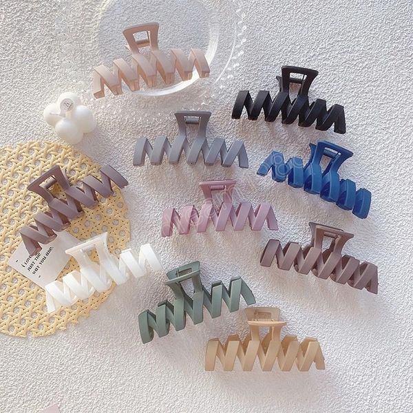 

hair clip large size clamps for women barrette crab bath ponytail clips girls hair claws hair accessories headwear, Slivery;golden