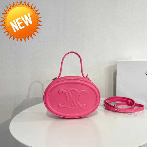 

luxury designer bags 2023 new small round bag triumphal arch pig nose moon cake bag fashion mini one shoulder handbag factory direct sales