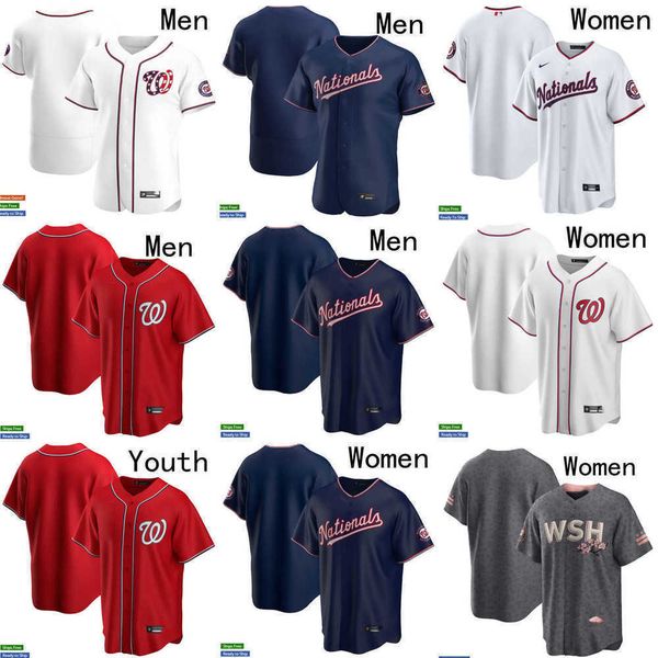 

baseball jerseys men women youth washington 20 keibert ruiz 29 yadiel hernandez 3 alcides escobar 16 victor robles 28 lane thomas nationals, Blue;black