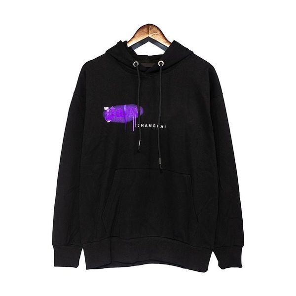 

hoodie 2023 designer hoodie tech fleeces spray printing 100% cotton high street casual hooded long sleeve sweater loose women men's swe, Black