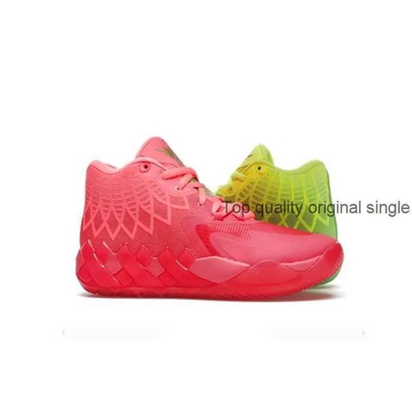 

mb1 rick and morty kids basketball shoes for sale lamelo ball queen city purple black red grey men sport shoe trainner sneakers us7-us12