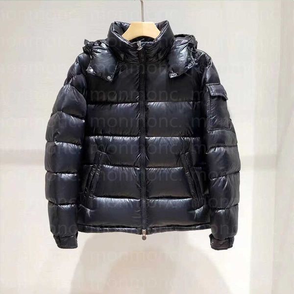 

mens down jackets stylist coat parka classic puffer jacket hooded thick down coats womens feather windproof outerwear removable, Black