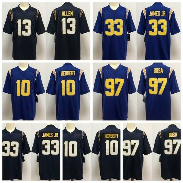 

jersey los angeles''chargers''men football jerseys derwin james austin ekeler joey bosa justin herbert keenan allen navy, Black;red