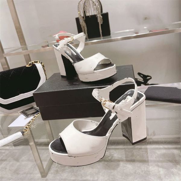 

sandals high heels fashion channel women summer square toe beach party cross lace up casual slippers 03-036, Black
