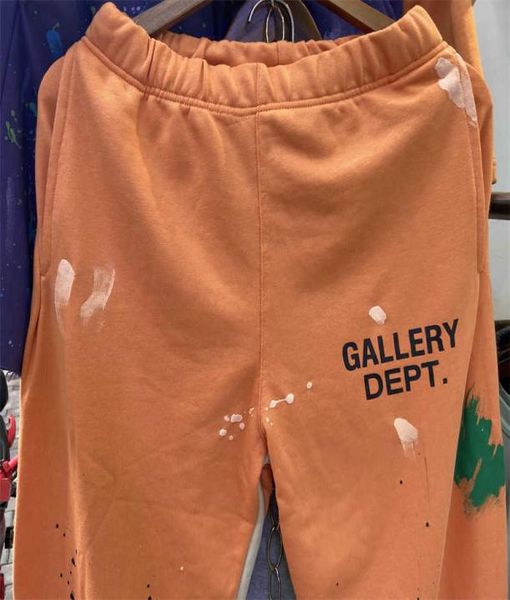 

pics high real street graffiti washed old casual pants 22ss02467896, Black;brown