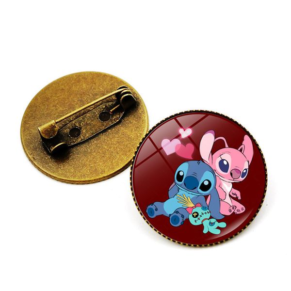 

cartoon brooch cross border explosives retro badge star baby costume bag pin accessories, Blue