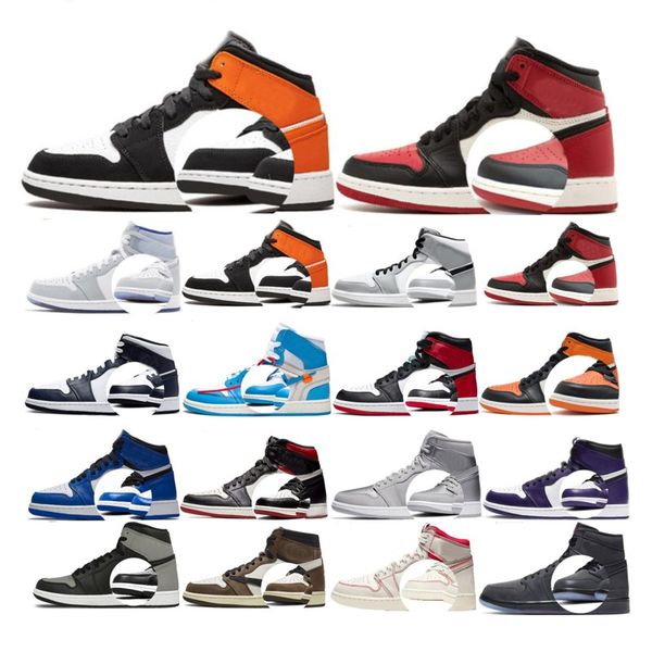 

jumpman 1s mens basketball shoes 1 unc twist dark mocha university blue grey hyper bred patent royal heritage bordeaux sports sneakers women