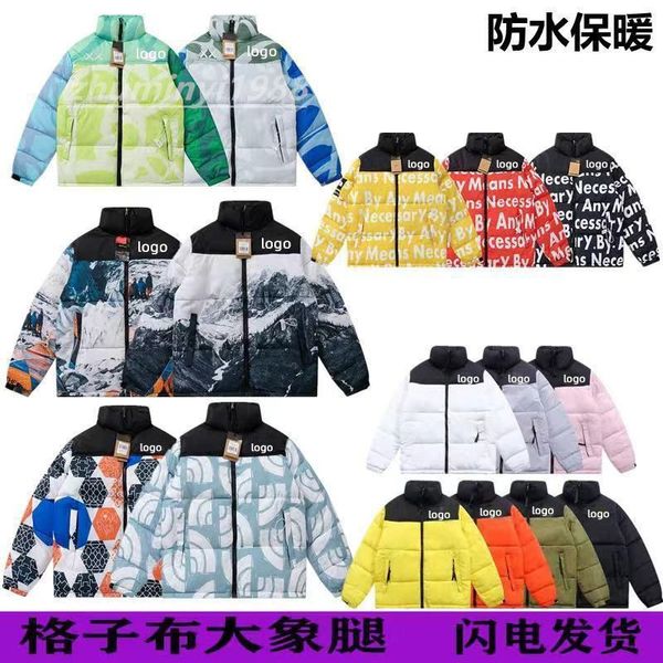 

mens winter down jacket puffer jacket hooded thick coat jacket men down jackets men women couples parka winter coat norther jackets r6, Blue;black