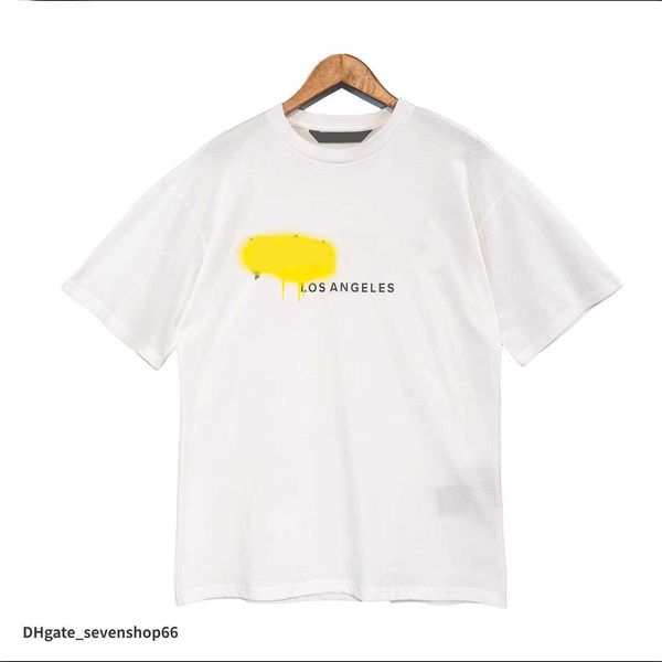 

designer of luxury summer t-shirt palms brand angel t shirt pa clothing spray letter short sleeve spring tide men and women tee angle's, White;black